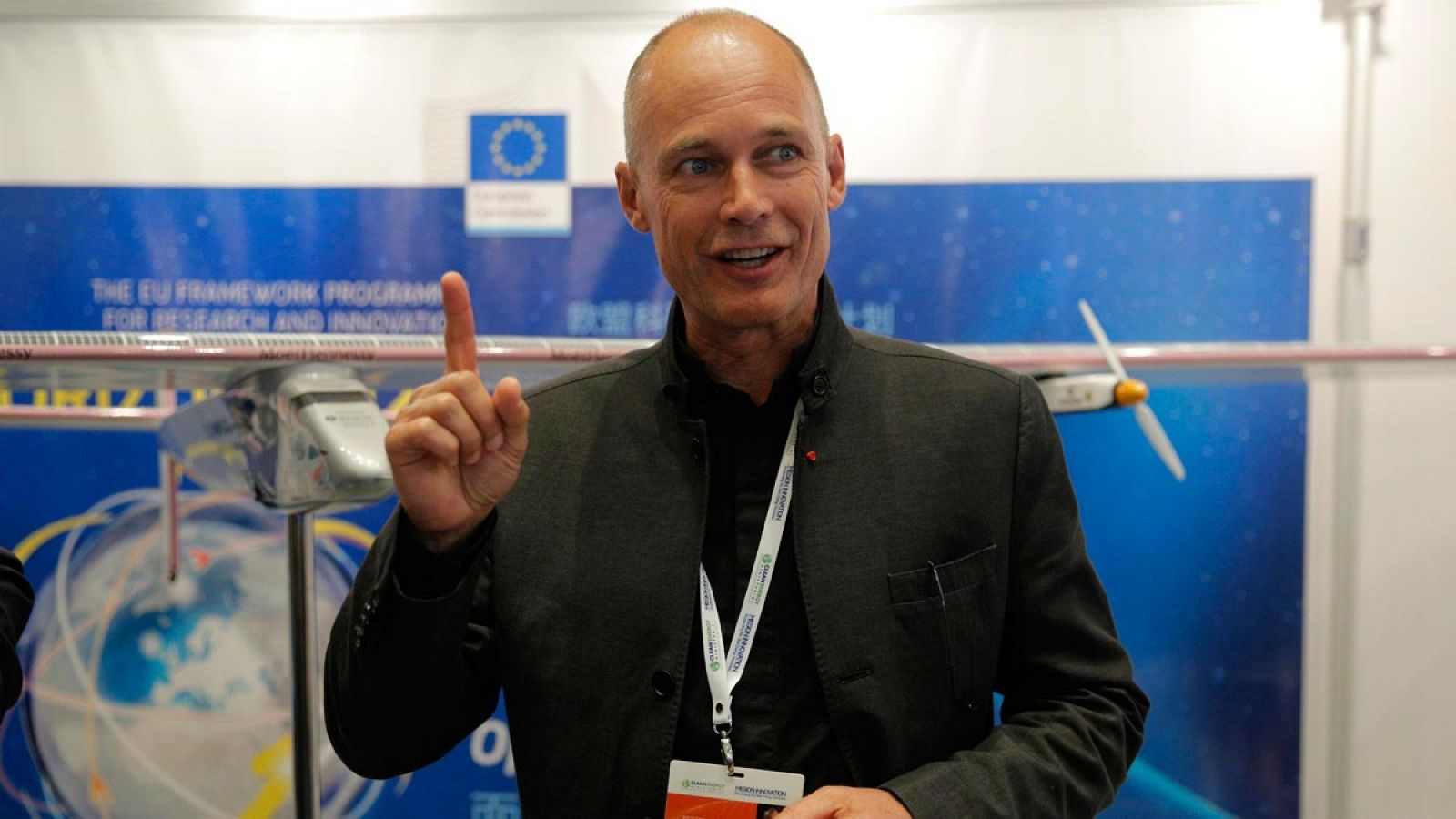 El impulsor y piloto del avión Solar Impulse, Bertrand Piccard.