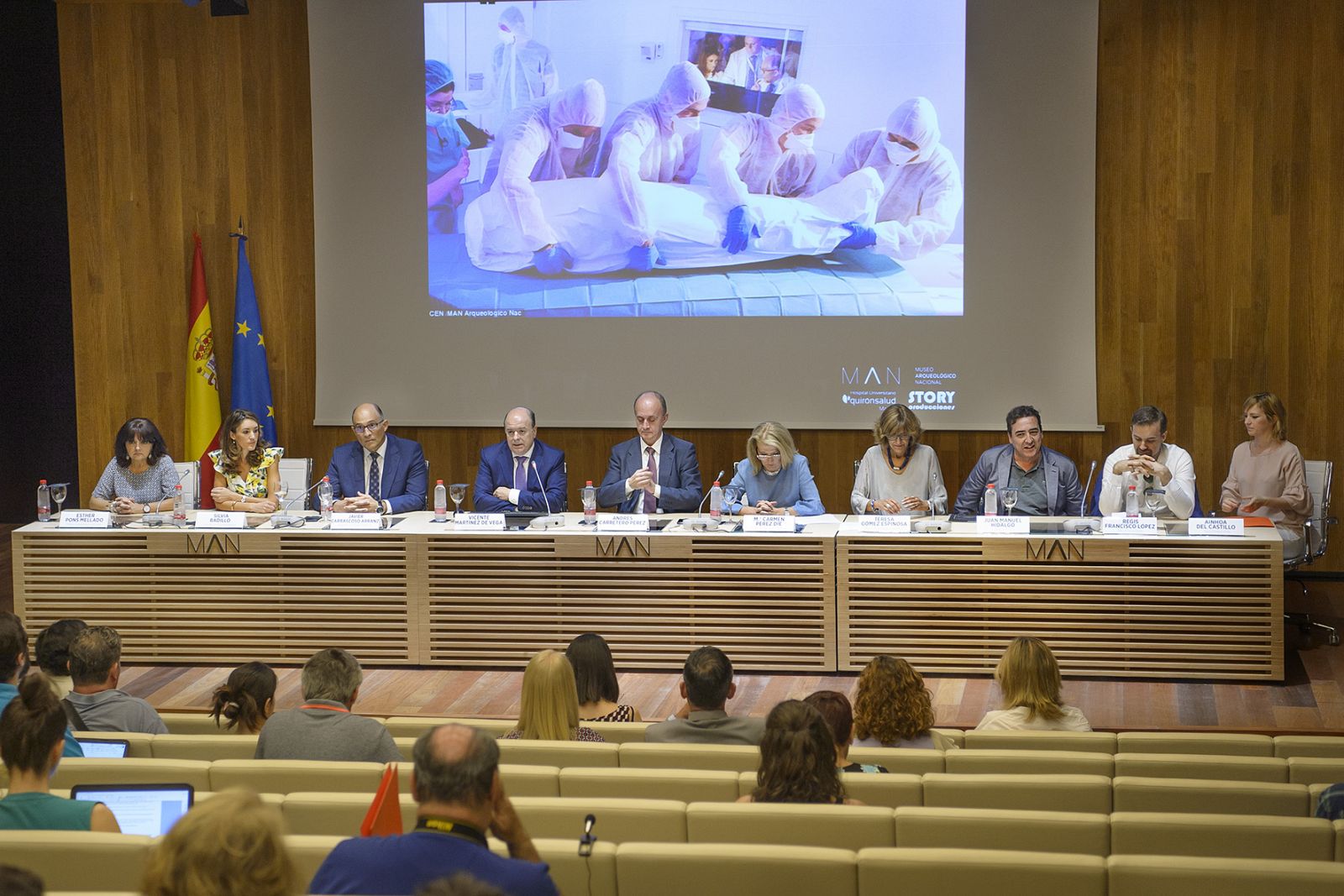 El MAN ha acogido la presentación de los resultados de la investigación que podrá verse en el documental de RTVE