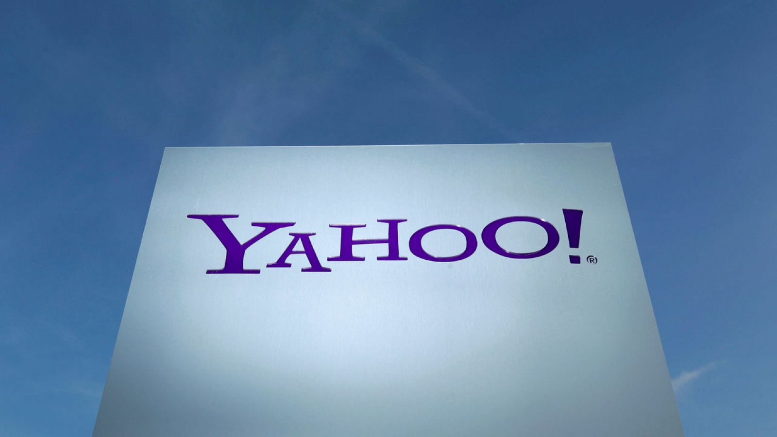 Logo de Yahoo en una imagen de archivo