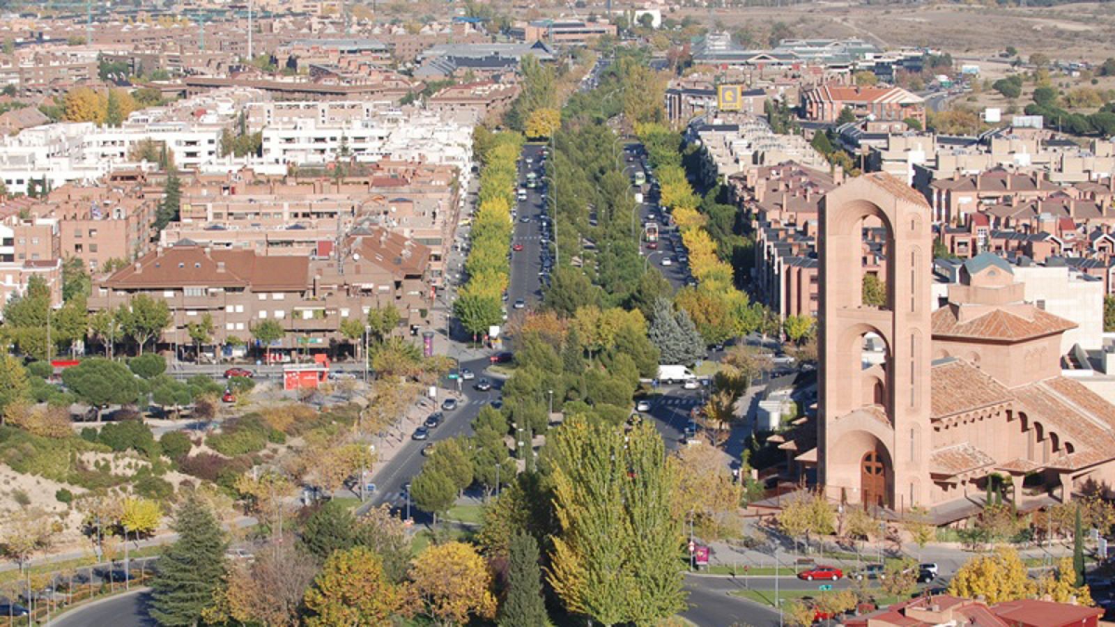 Vista general de Pozuelo de Alarcón