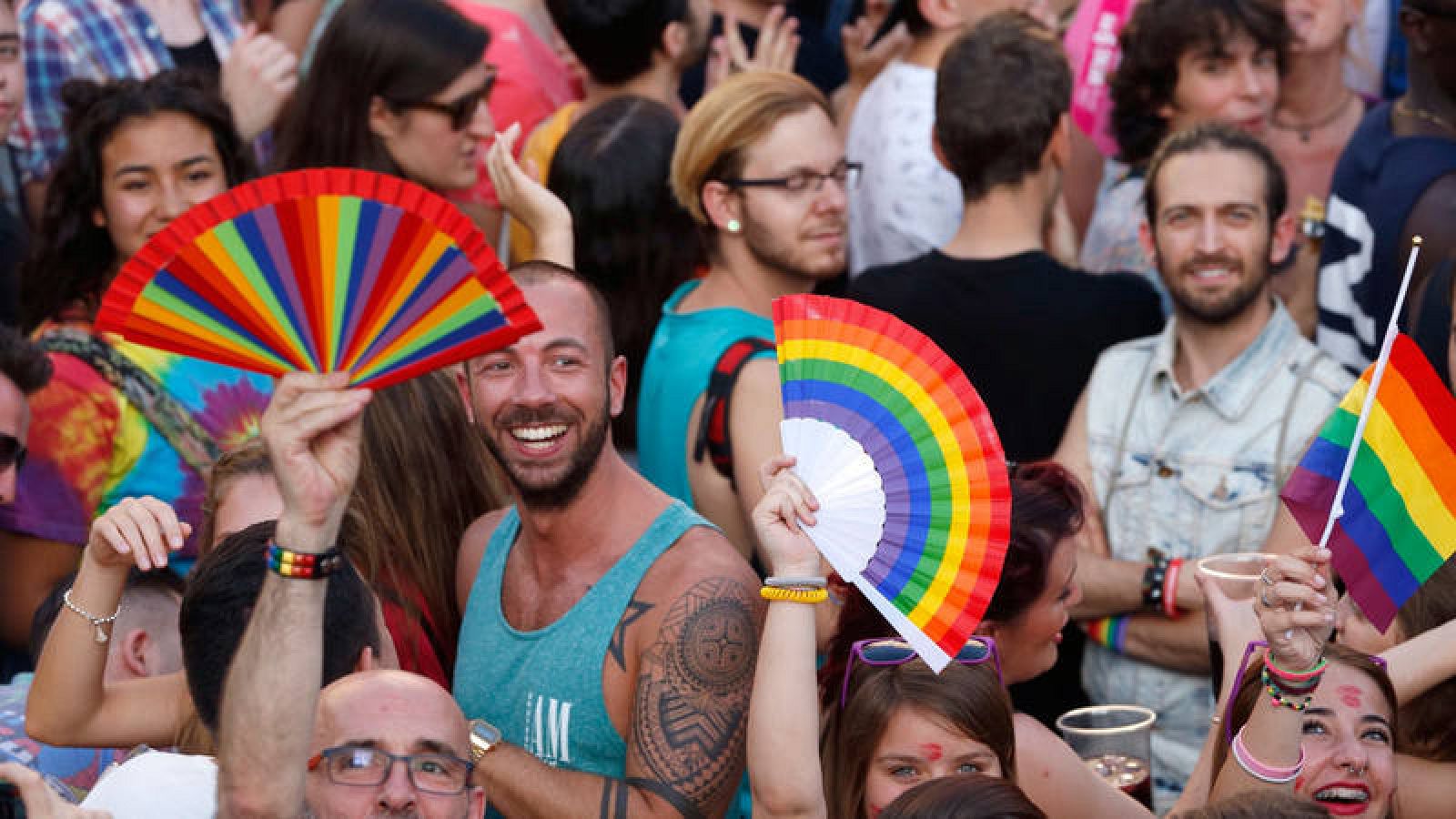 Asistentes al Orgullo Gay 2016 de Madrid