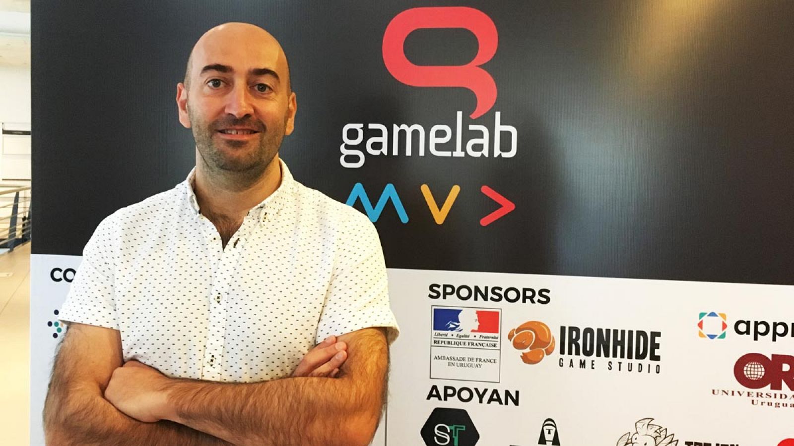 Iván Fernández Lobo, en la edición de Gamelab celebrada durante el pasado mes de diciembre en Uruguay.