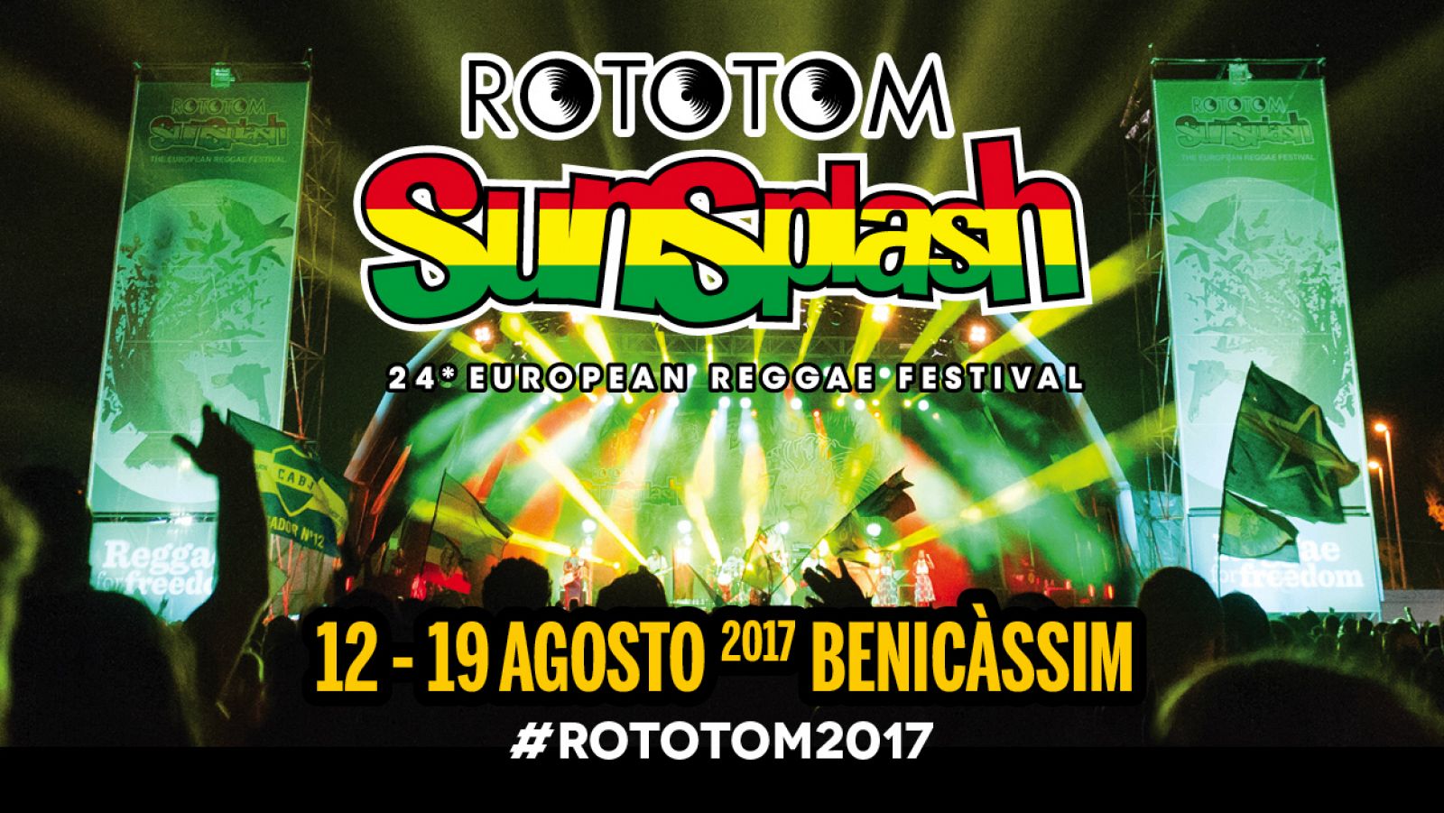 El Rototom Sunsplash celebra su 24ª edición en Benicàssim del 12 al 19 de agosto