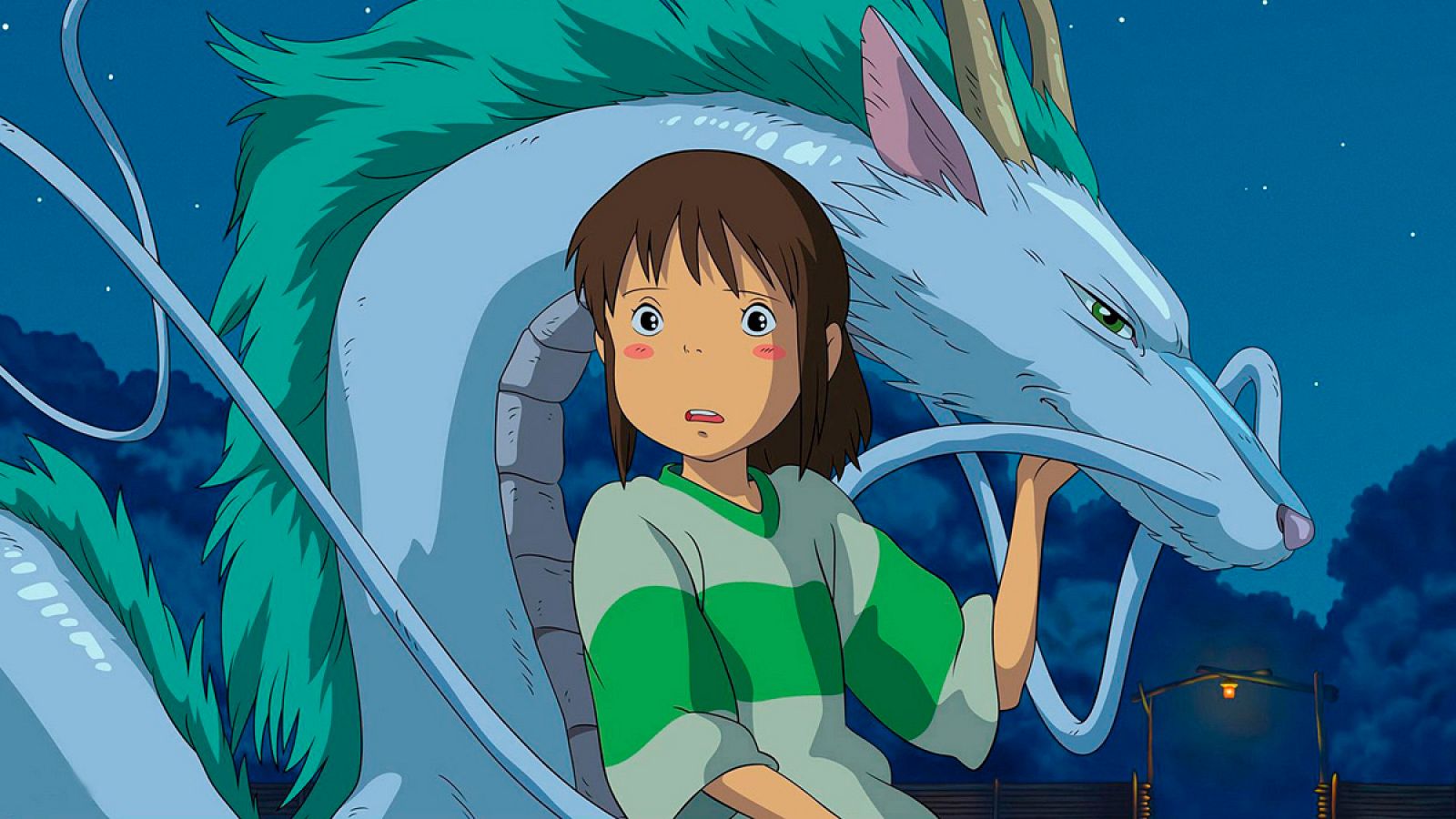 Chihiro y Haku, el niño dragón, protagonistas de 'El viaje de Chihiro'