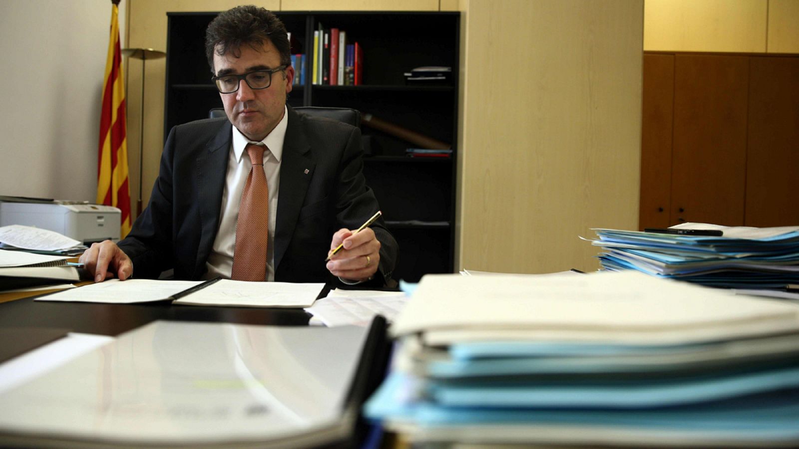 El secretario de Hacienda de la Generalitat, Lluís Salvadó, en una fotografía del pasado mes de mayo.
