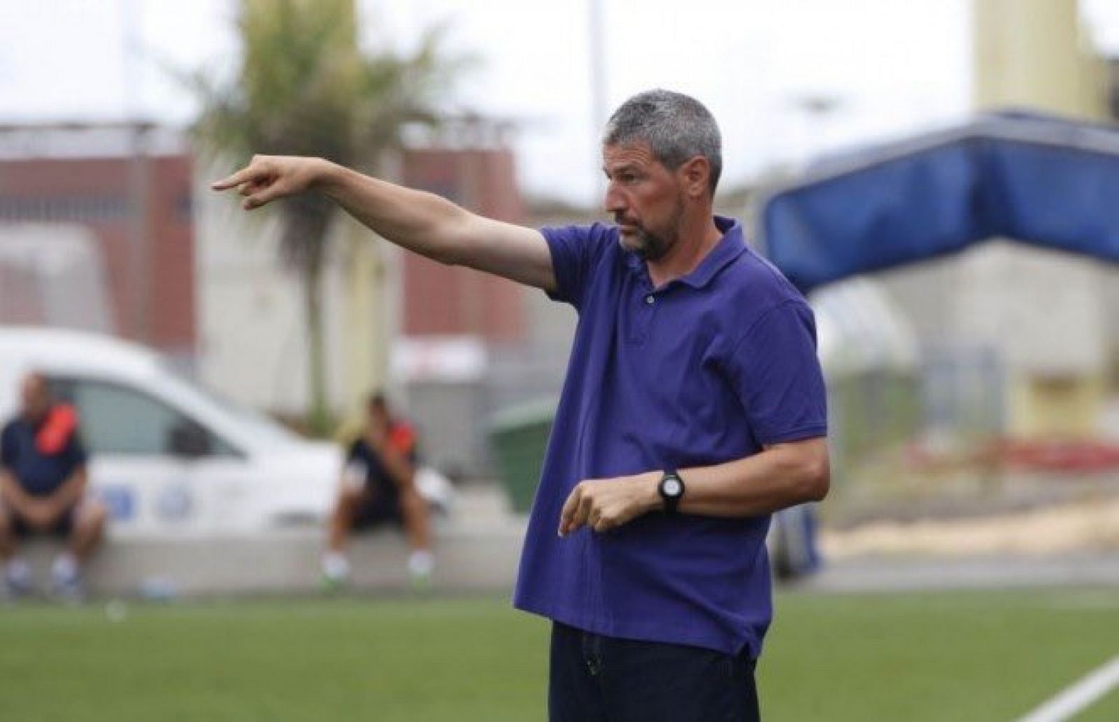 El técnico de la UD Las Palmas, Manolo Márquez
