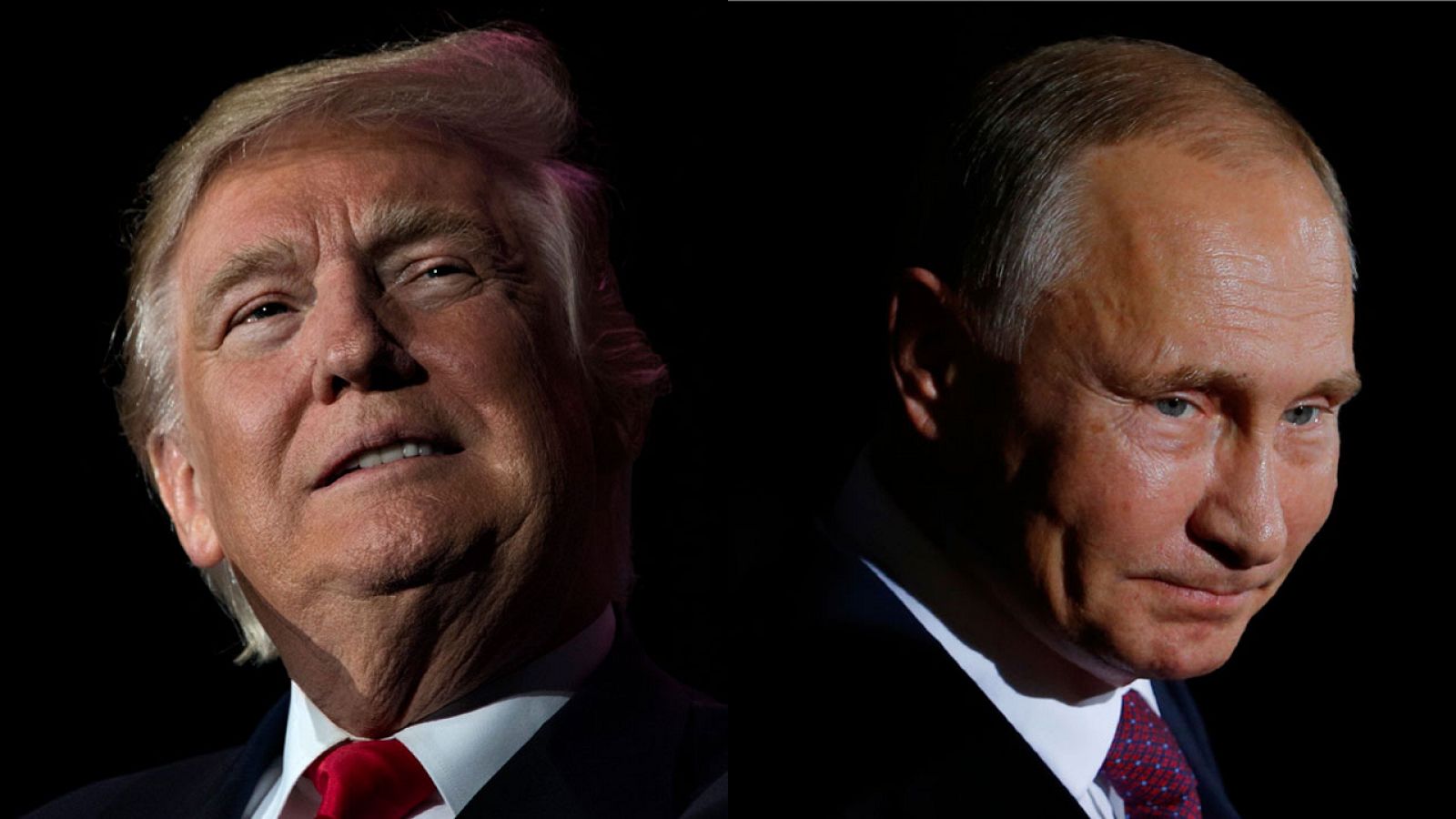 El presidente de Estados Unidos, Donald Trump, y su homólogo ruso, Vladímir Putin