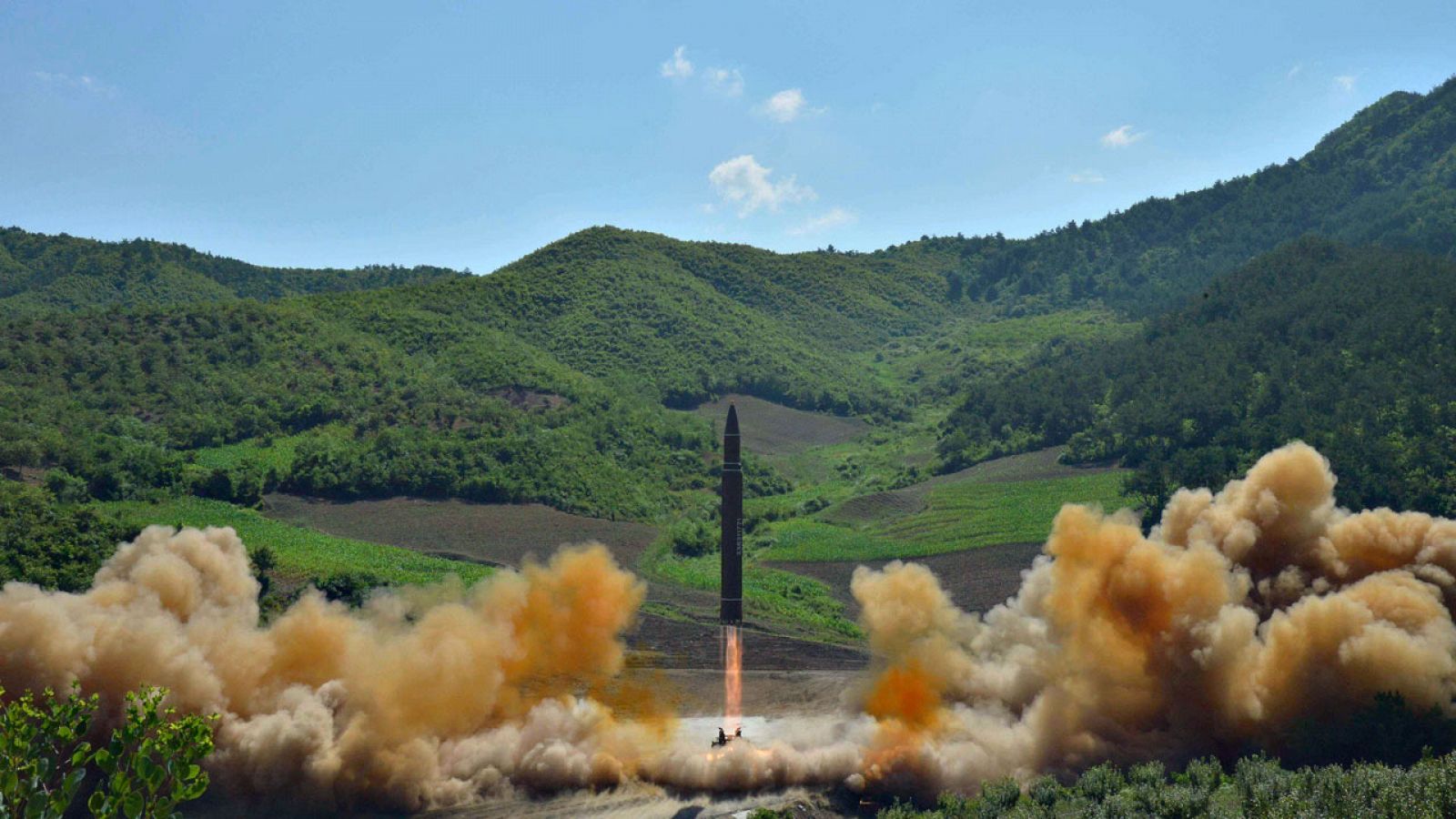 El cohete balístico intercontinental norcoreano Hwansong-14