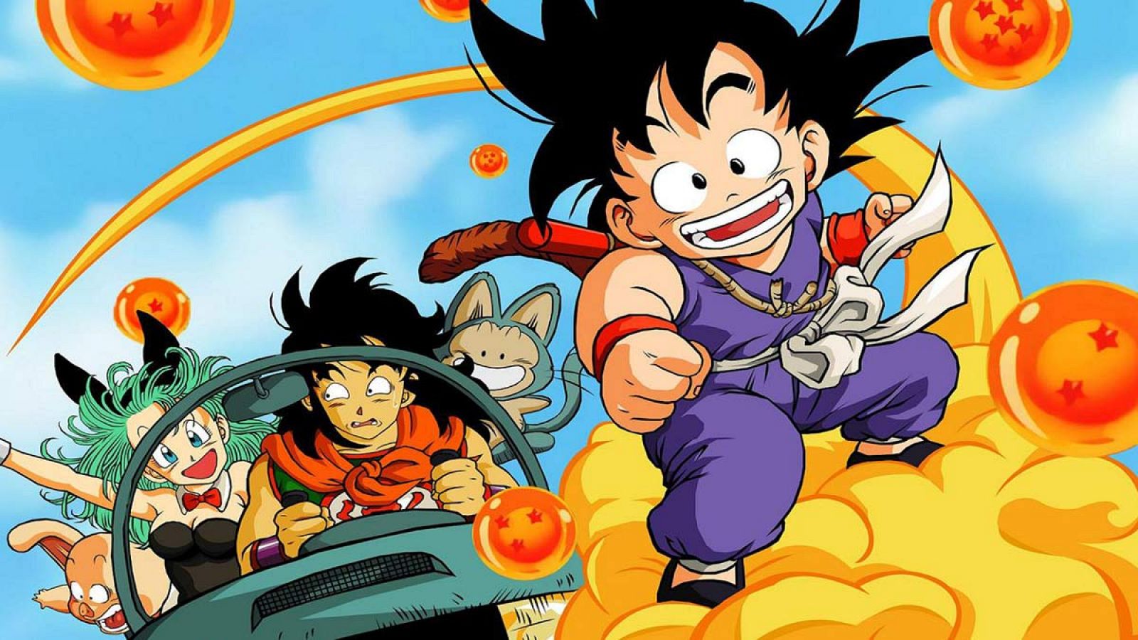 Los protagonistas de 'Dragon Ball'