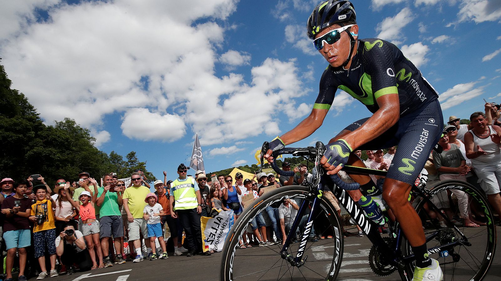 Nairo Quintana, en el Tour de Francia.