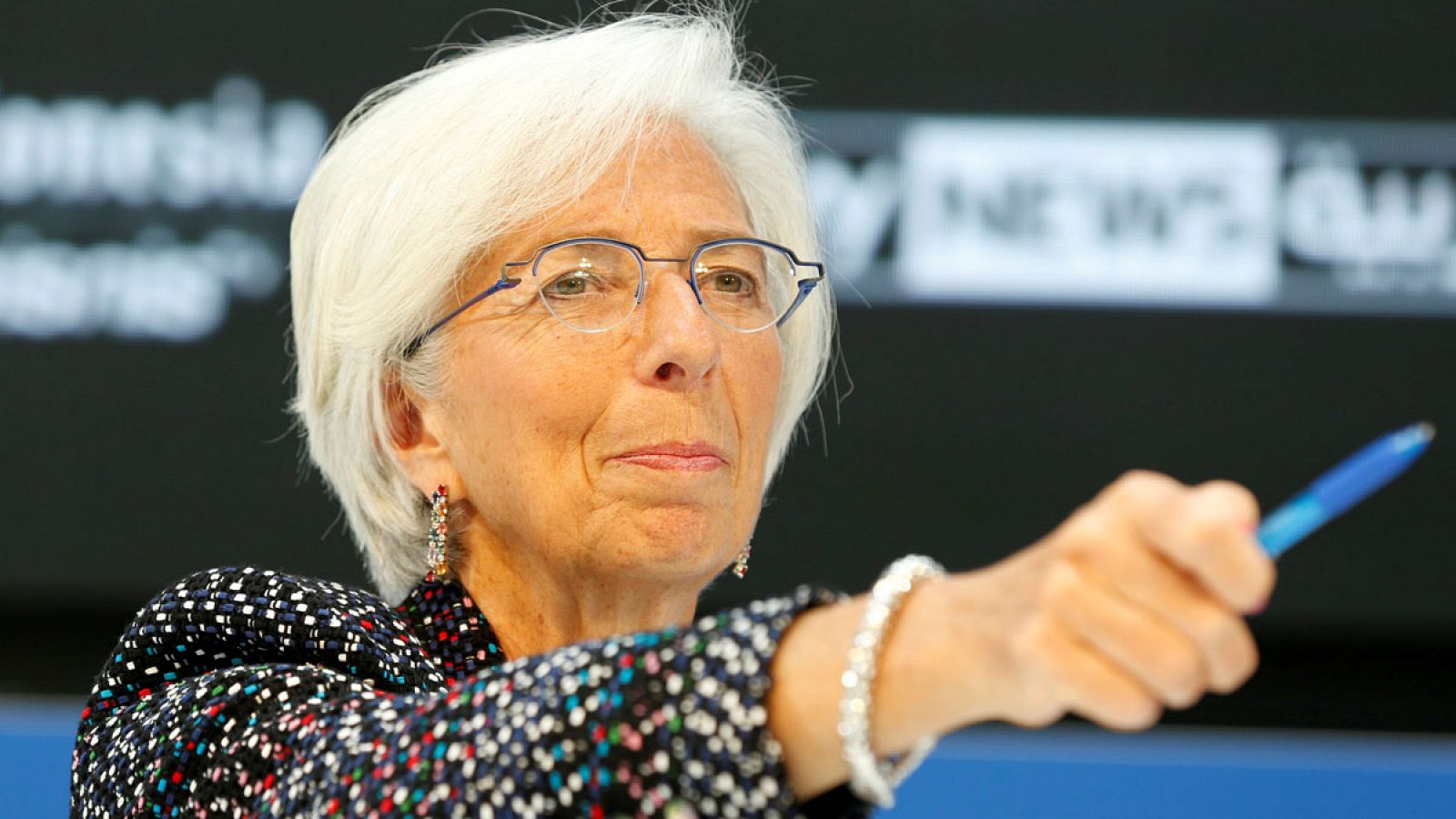 La directora gerente del FMI, Christine Lagarde