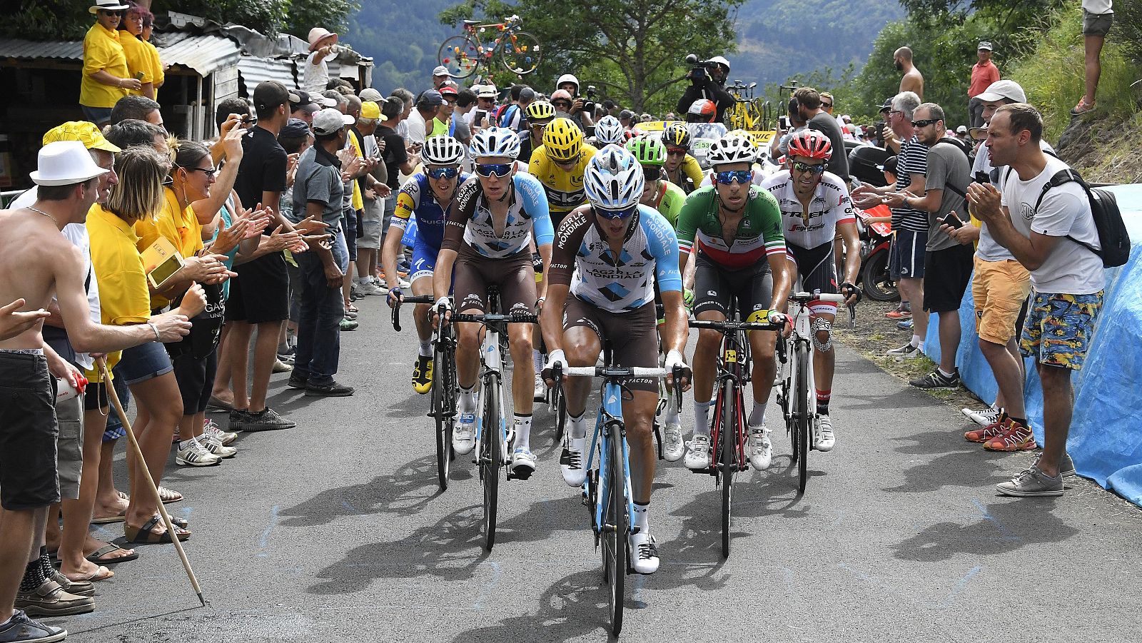 Los favoritos del Tour, ante las etapas decisivas de la carrera.