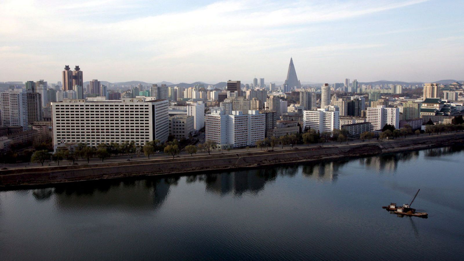 Vista general de Pyongyang, capital de Corea del Norte.