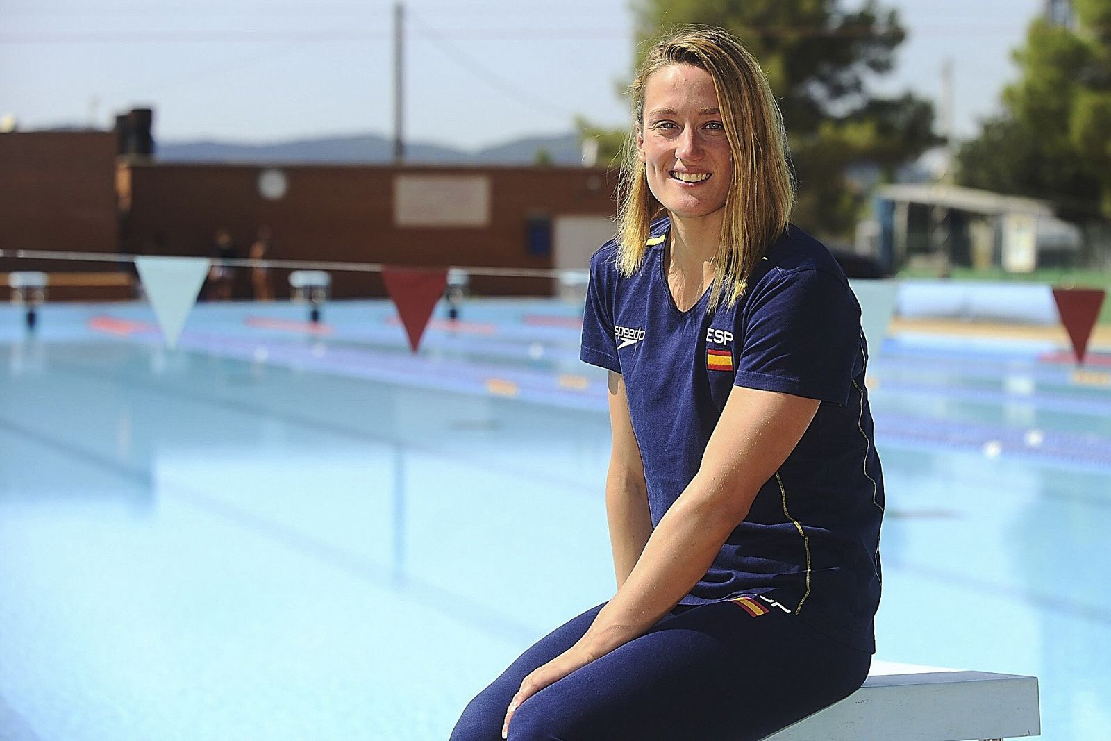 La nadadora española y campeona olímpica Mireia Belmonte.