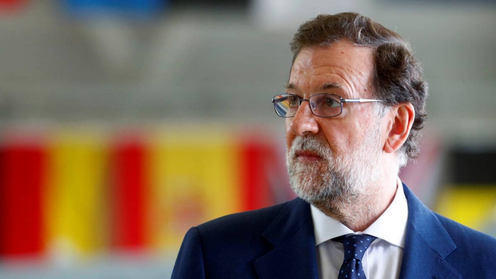 Rajoy, en un un viaje oficial como presidente del Gobierno.