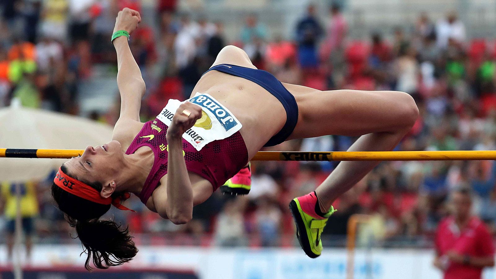 Ruth Beitia, en el reciente Campeonato de España de atletismo.