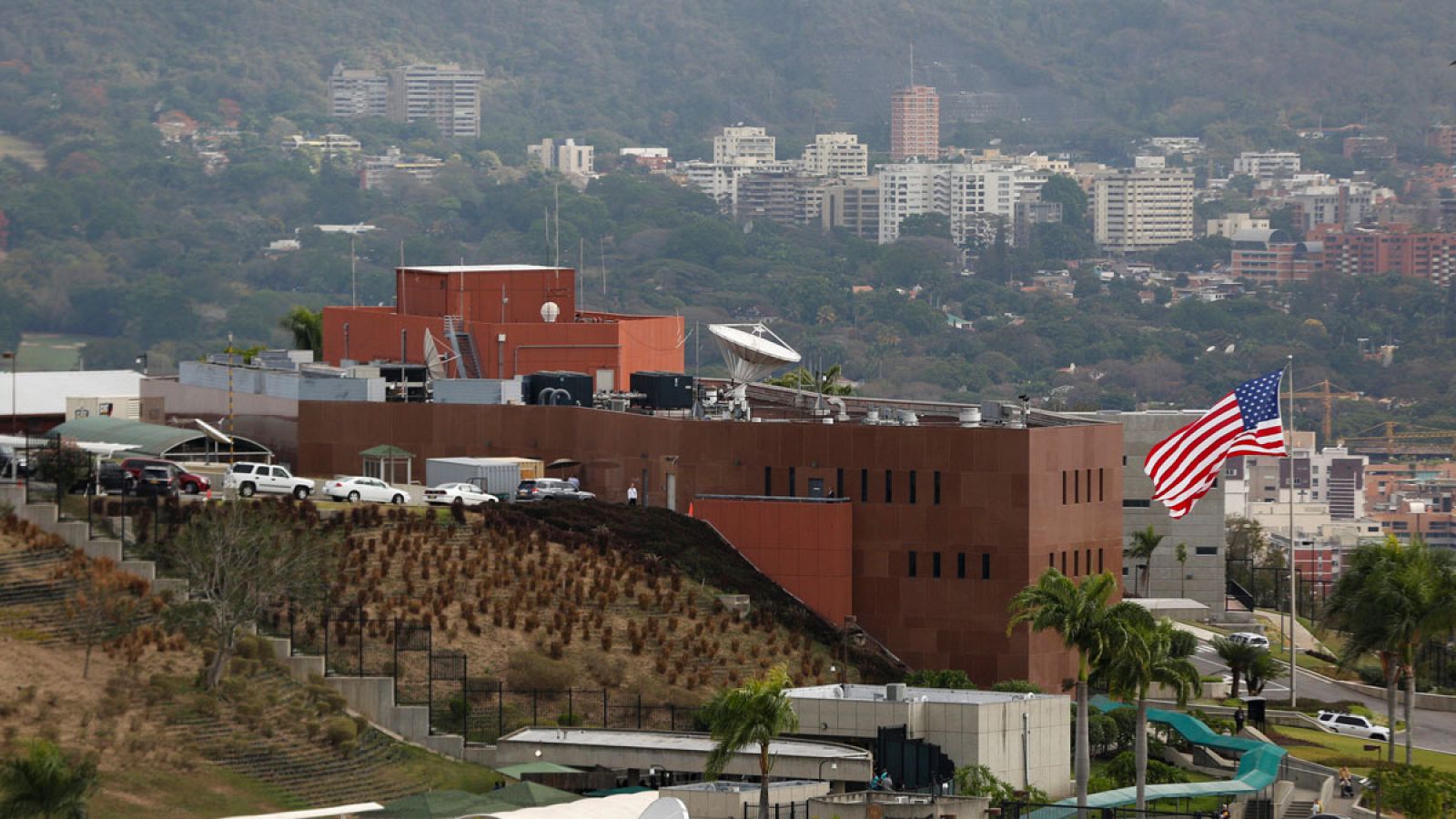 Imagen de archivo de la embajada de Estados Unidos en Caracas (Venezuela).