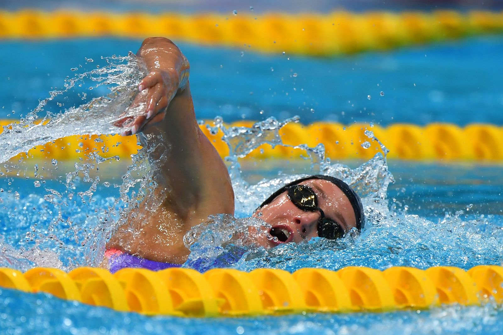 Belmonte, durante el Mundial de Budapest