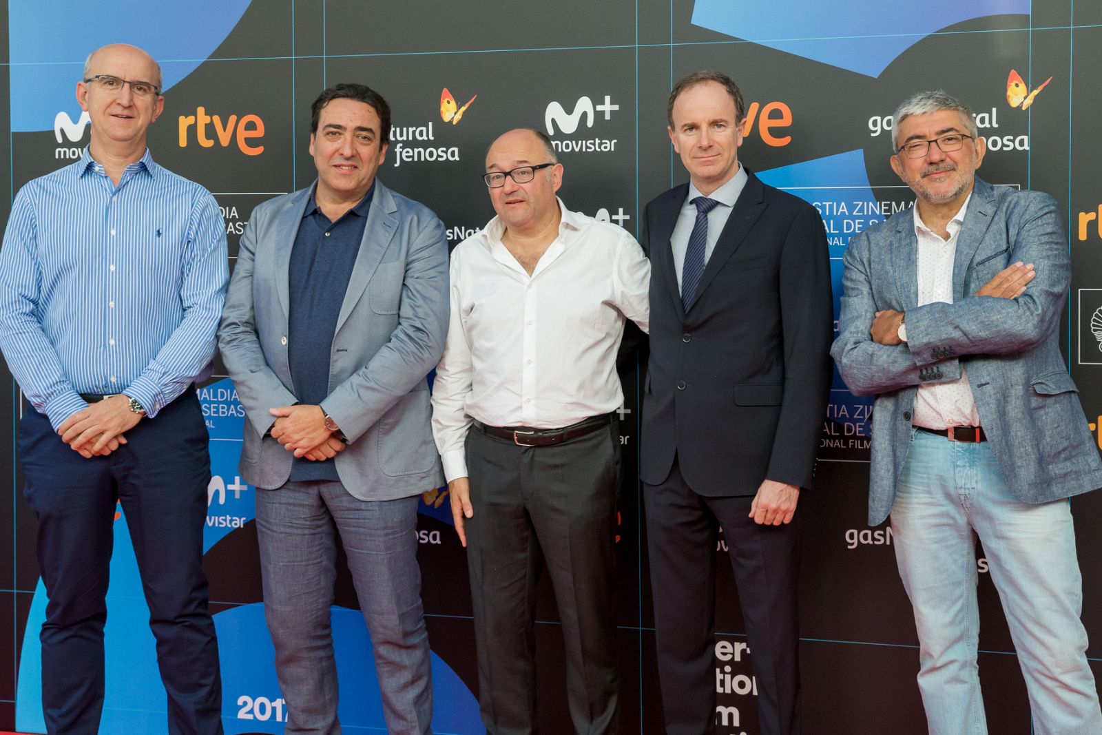 Alejandro Vega, Juan Manuel Hidalgo, José Luis Rebordinos, Toni Sevilla y Fernando López Puig