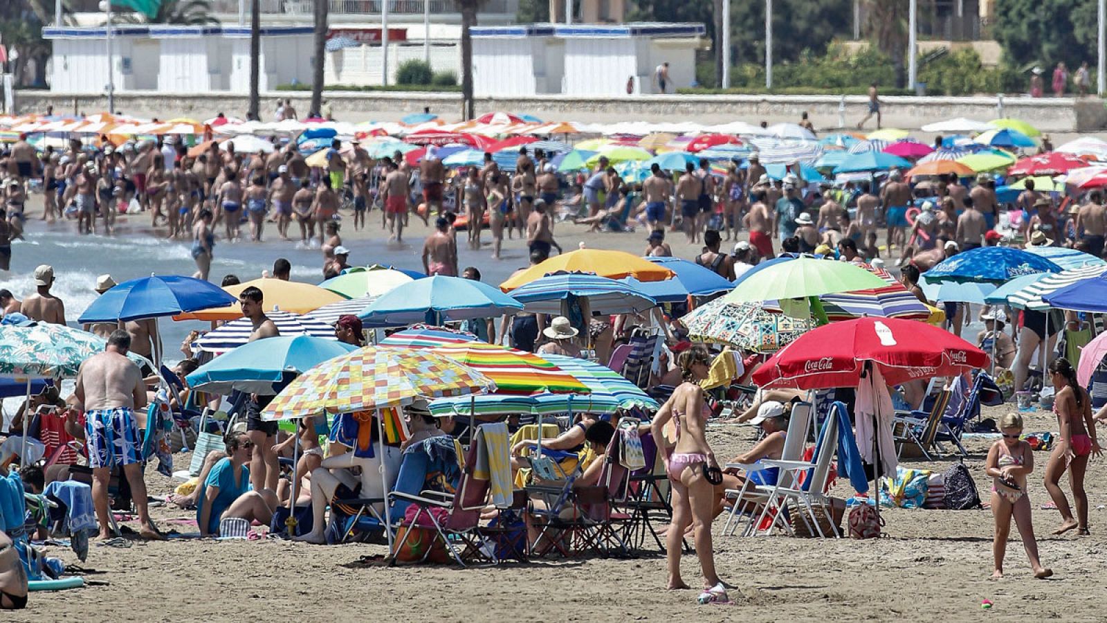 Imagen de la playa de Cullera (Valencia)