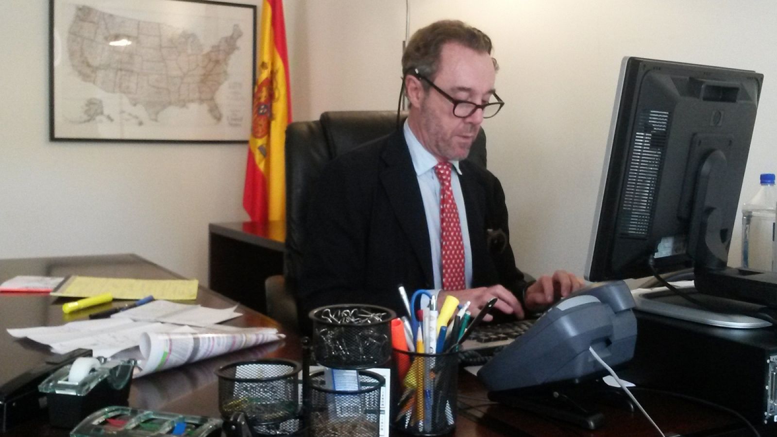 El cónsul de España en Washington, Enrique Sardà Valls