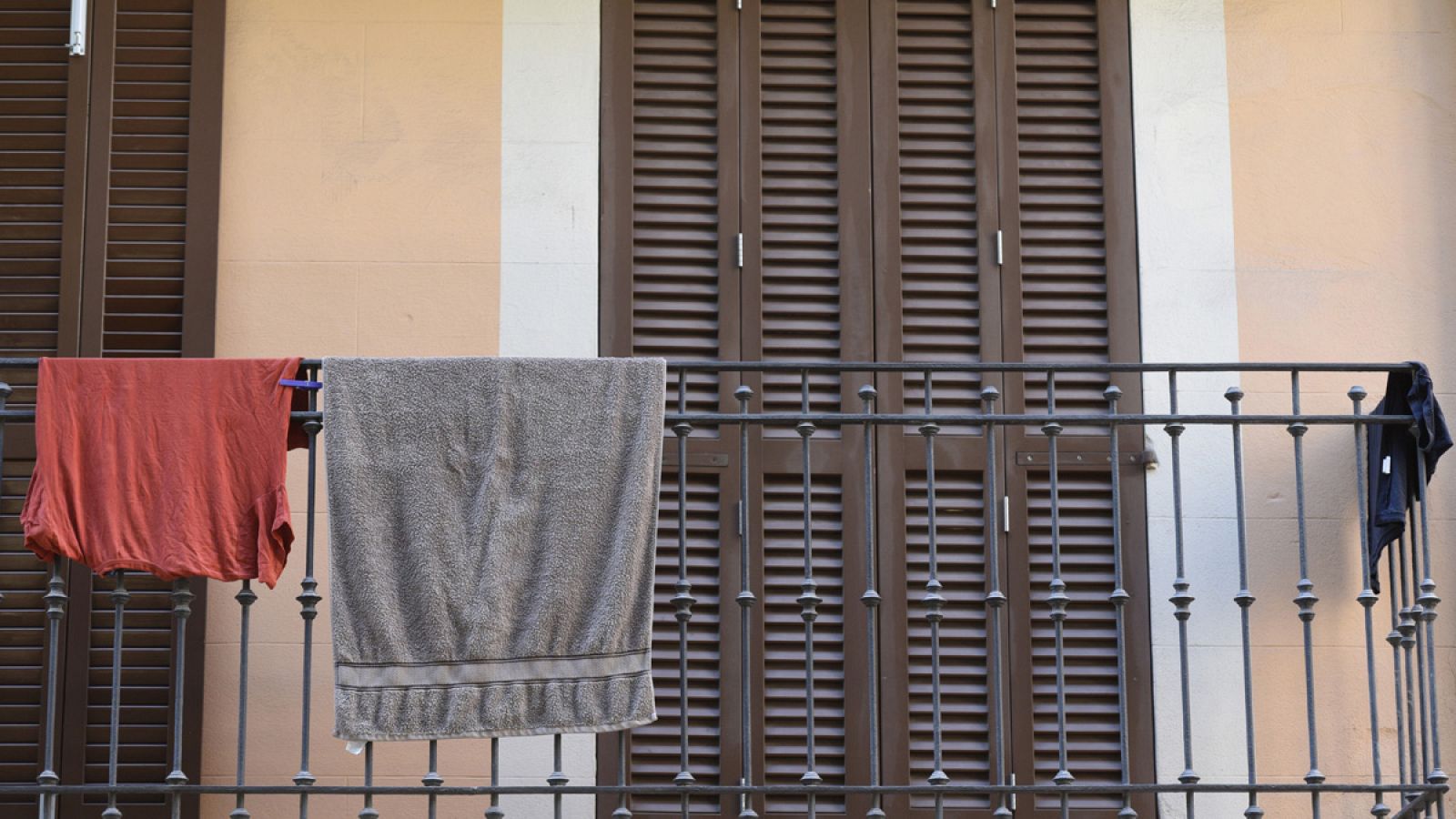 Un balcón del centro histórico de Palma