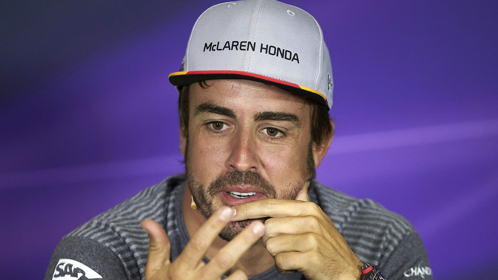 El piloto español de McLaren, Fernando Alonso.