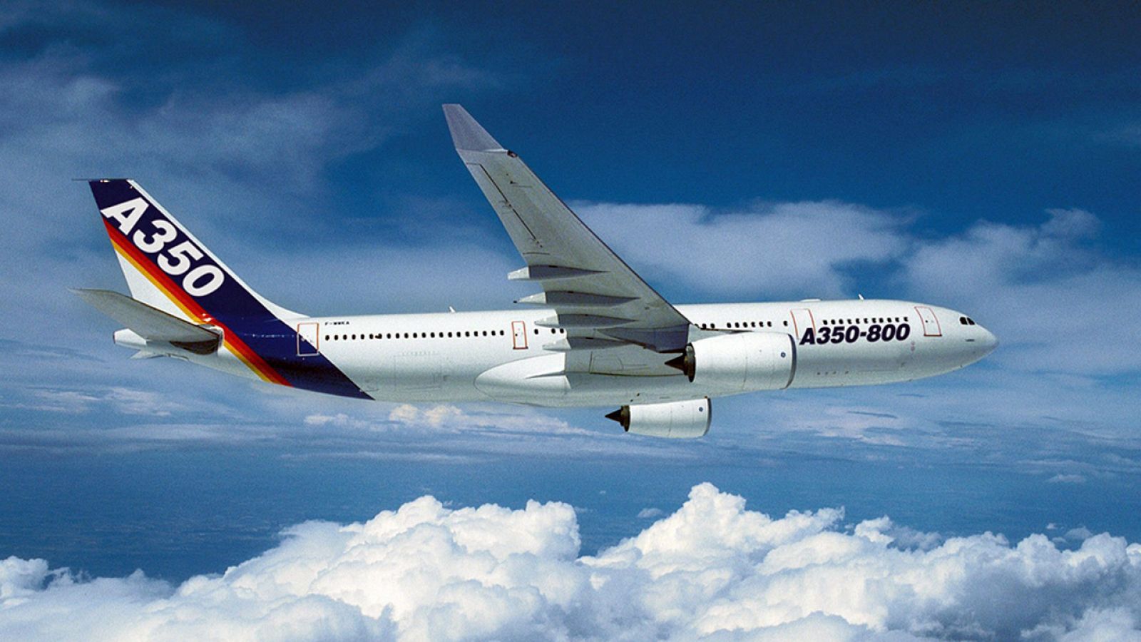 Un Airbus A350 en una imagen de archivo
