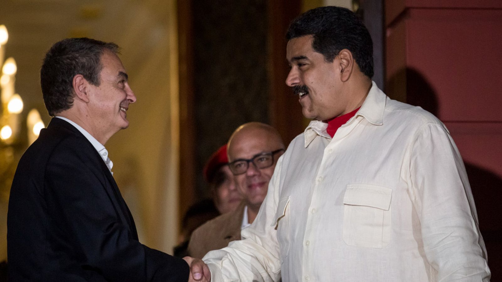 Imagen de archivo de una reunión de José Luis Rodríguez Zapatero y Nicolás Maduro