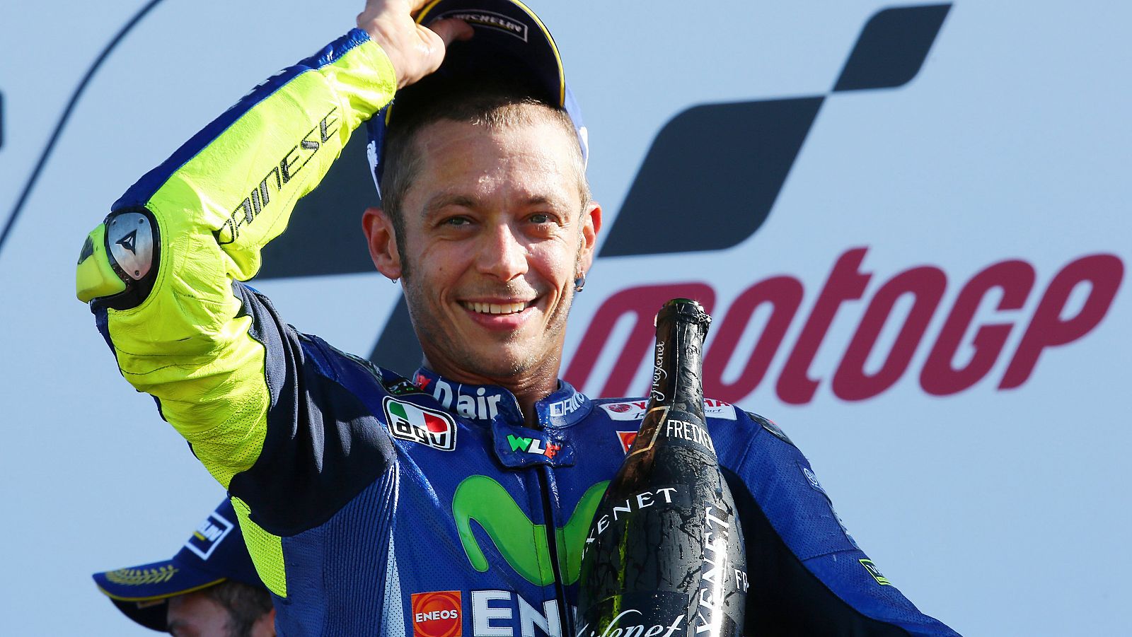 El piloto italiano Valentino Rossi, en el pasado GP de Gran Bretaña