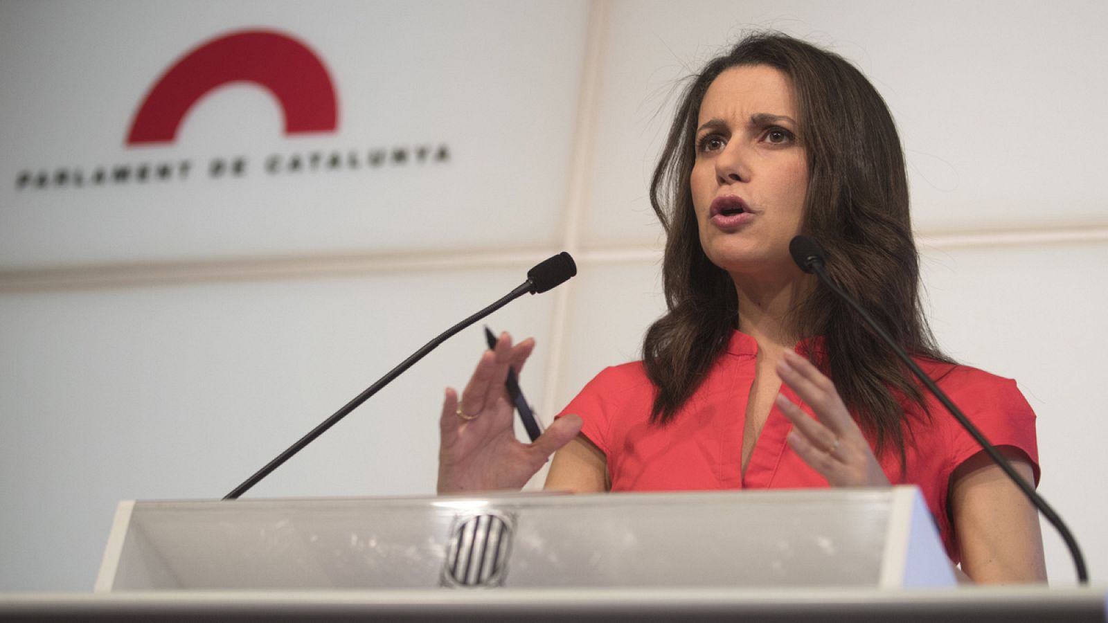 La líder de Ciudadanos en Cataluña, Inés Arrimadas