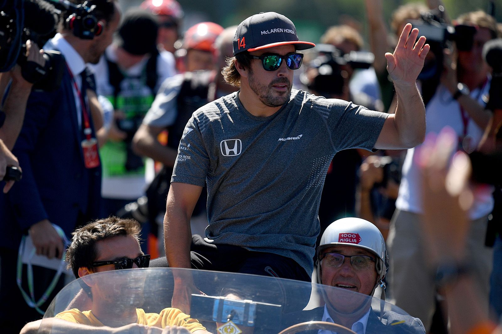El piloto español de McLaren, Fernando Alonso.