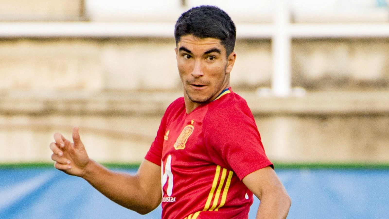 El jugador del Valencia e internacional sub-21, Carlos Soler.