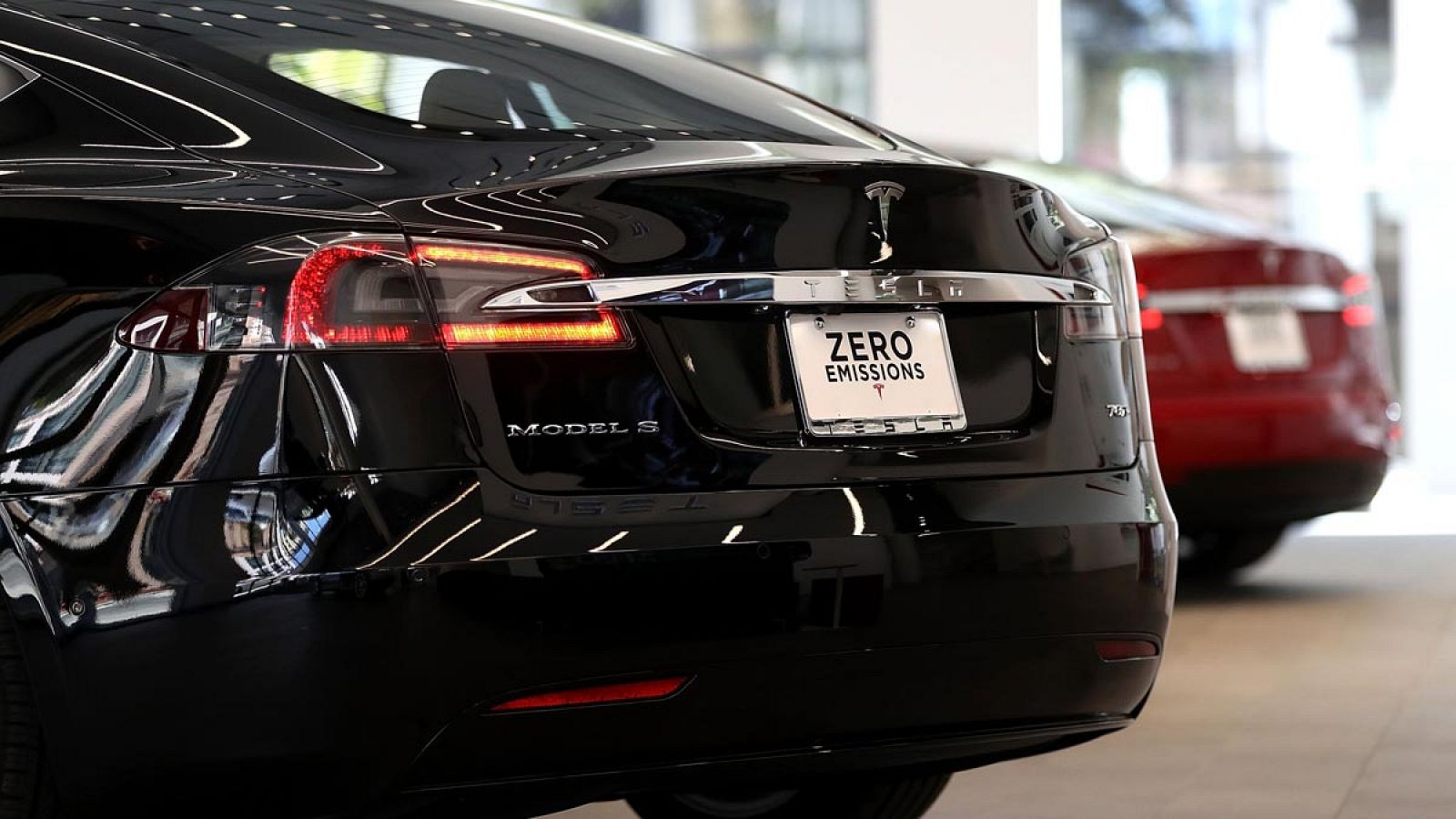 Imagen de uno de los modelos de Tesla, el fabricante estadounidense de automóviles eléctricos de lujo.