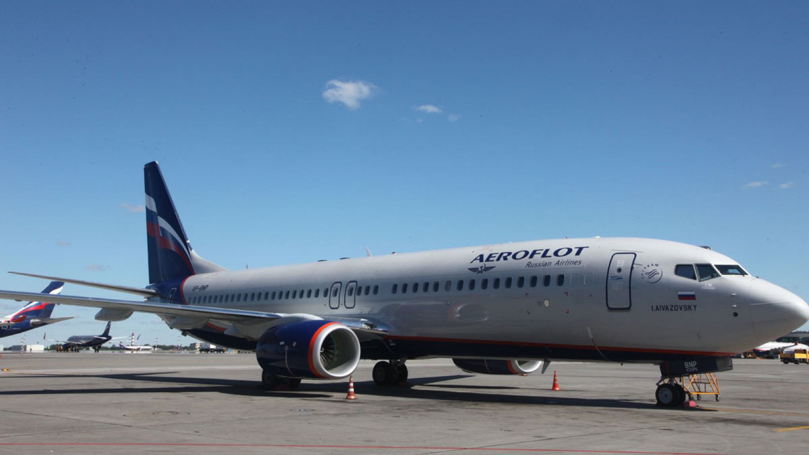 Un avión de la compañía rusa Aeroflot