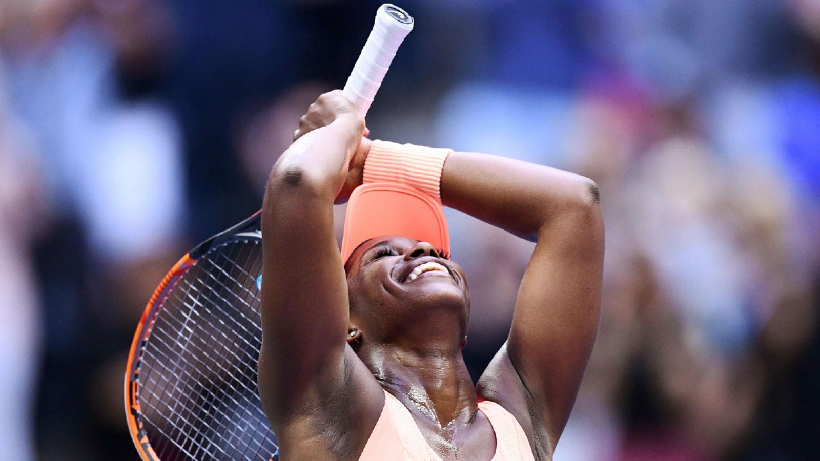 Sloane Stephens celebra su victoria en el US Open