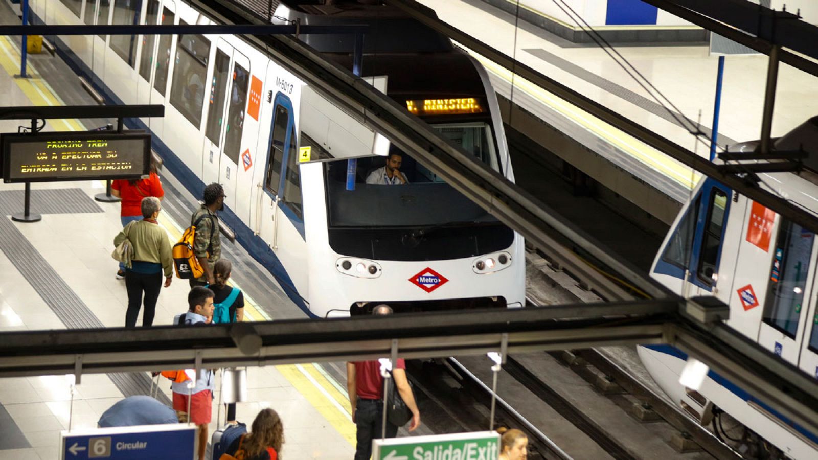 Imagen de archivo de la estación de metro de Nuevos Ministerios en Madrid