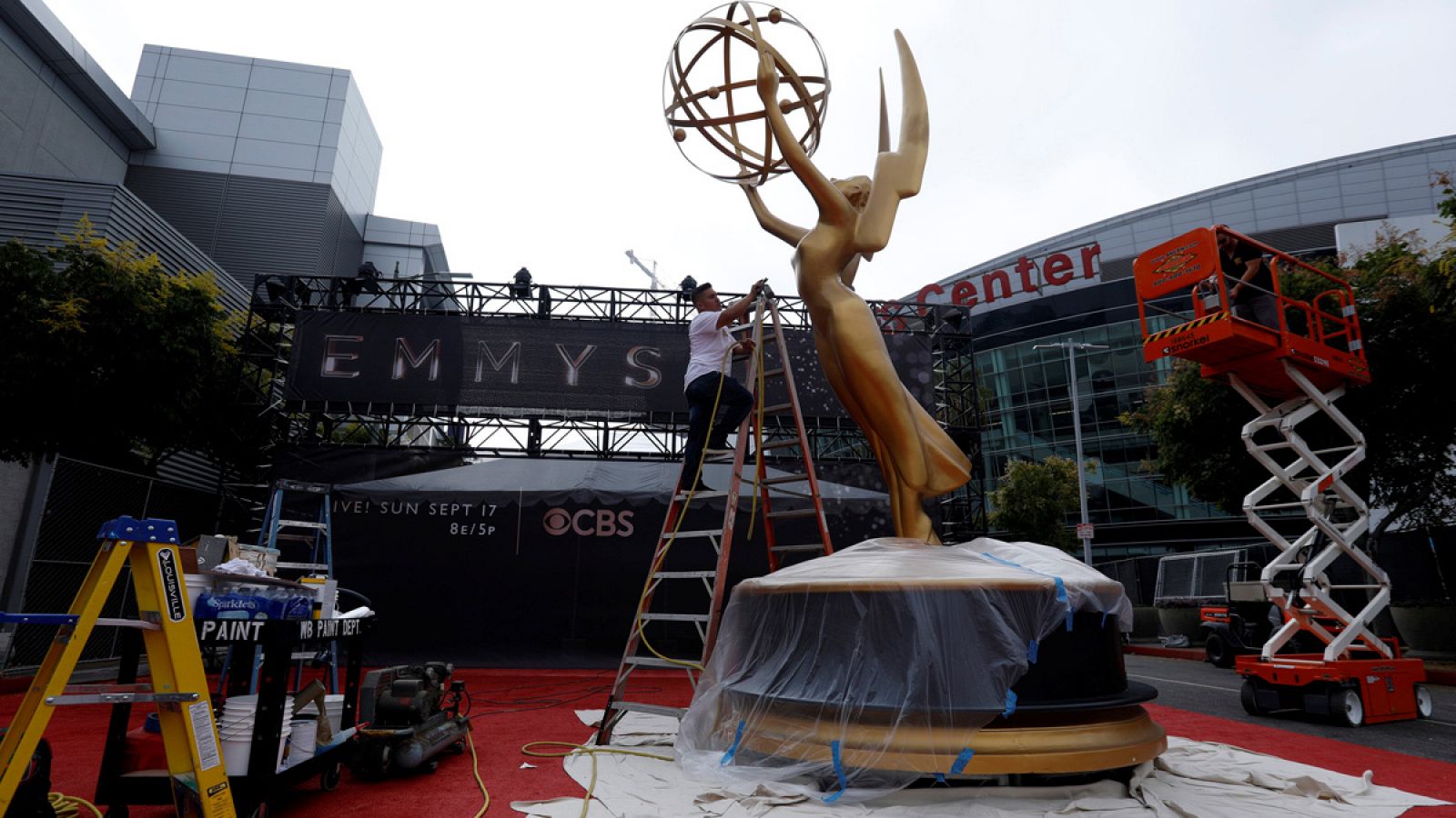 Preparativos para la 69 edición de los Premios Emmy