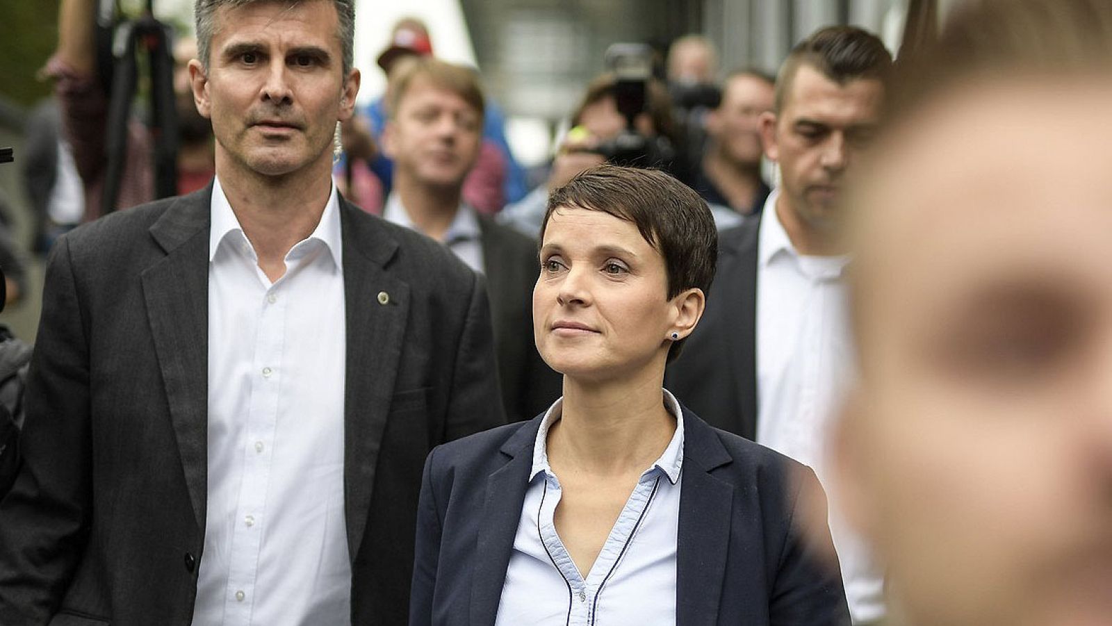 La copresidenta del partido ultraderechista Alternativa para Alemania (AfD) Frauke Petry