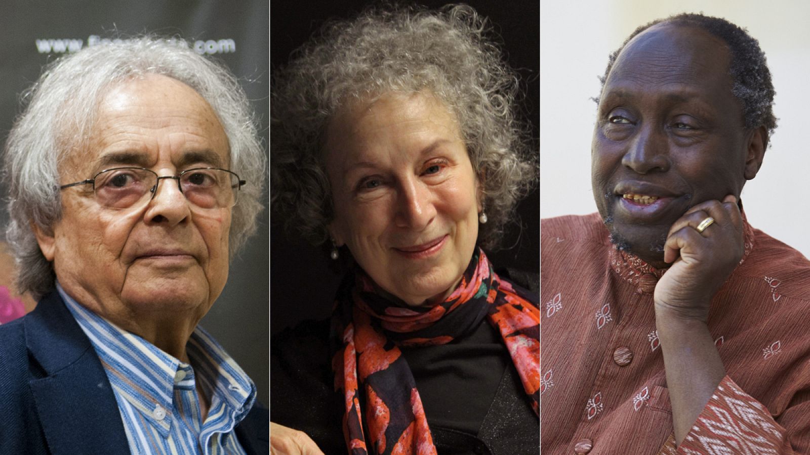 Adonis, Margaret Atwood y Ngugi Wa Thiong'o.