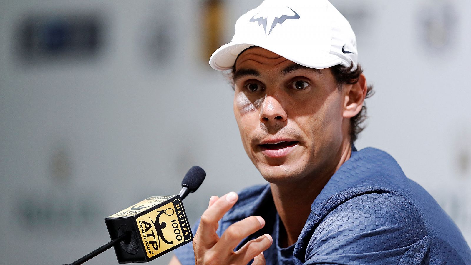 Rafa Nadal, en la rueda de prensa previa a su debut en Shanghái.