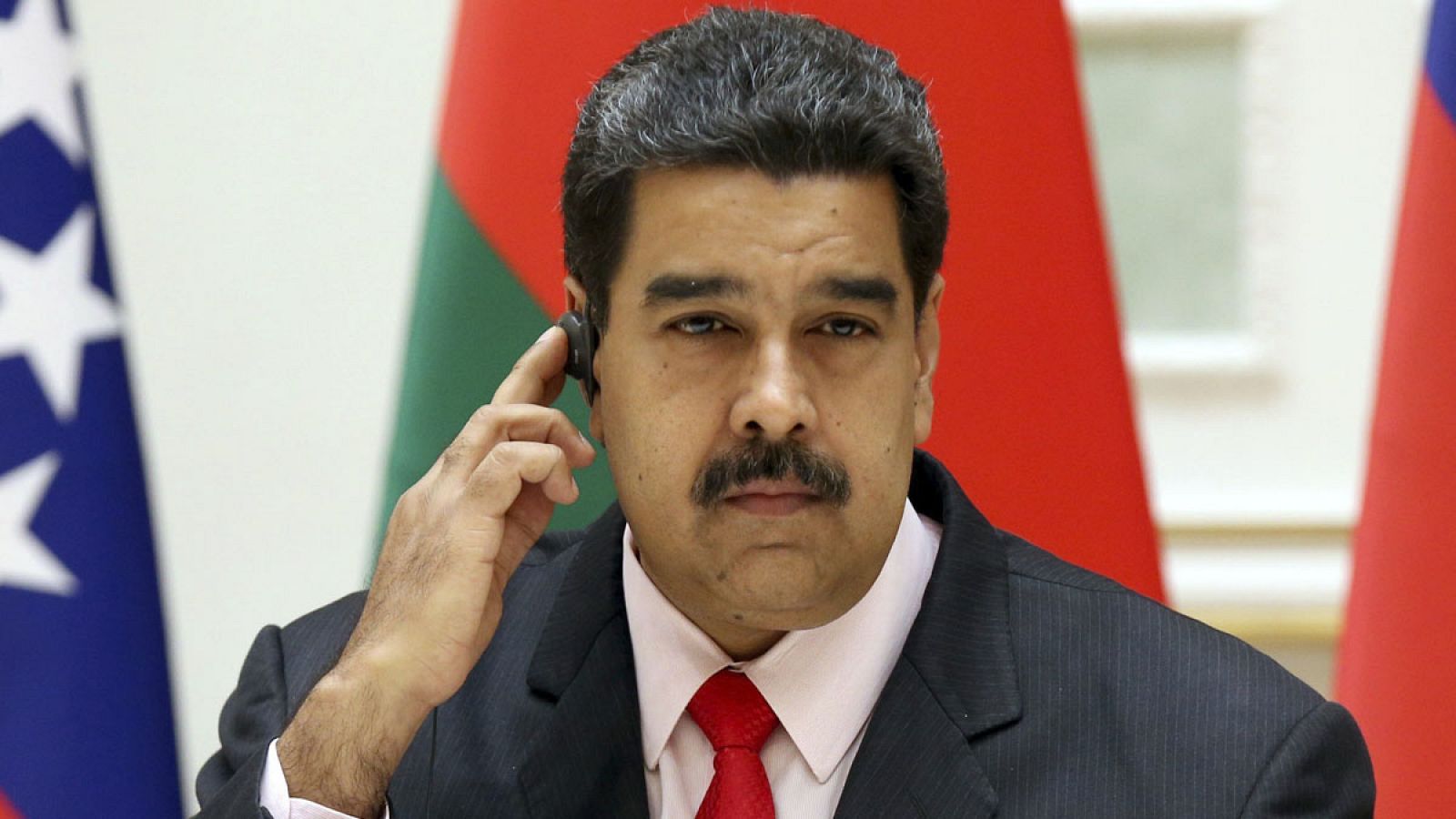 El presidente de Venezuela, Nicolás Maduro, durante una visita a Bielorrusia