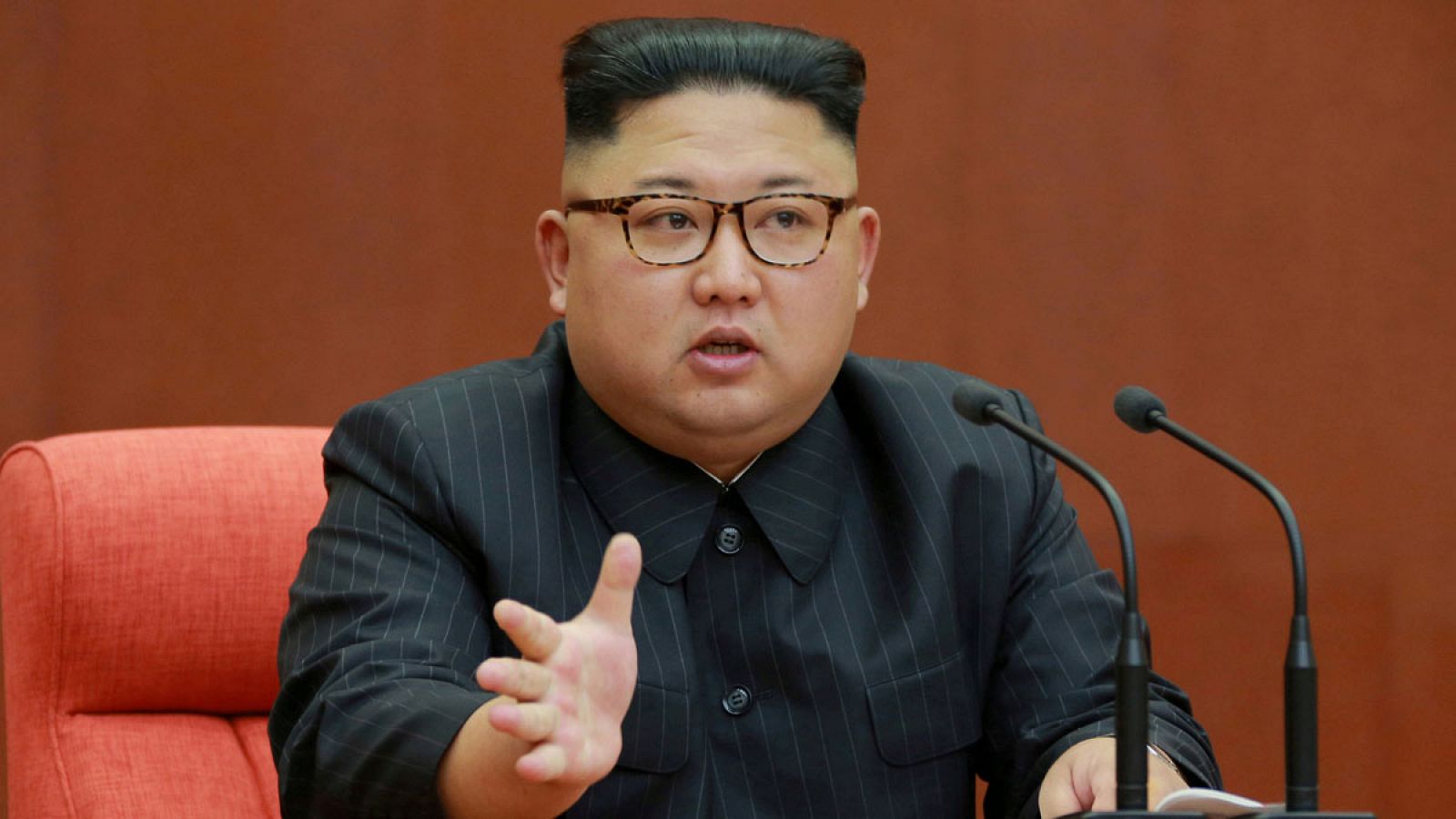 Kim Jong-un en un acto del Partido de los Trabajadores de Corea del Norte