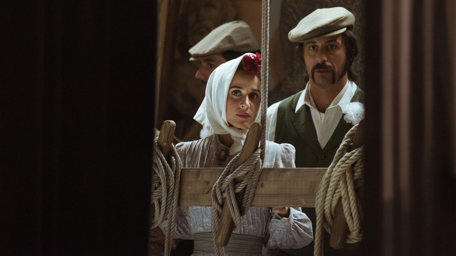 Lola y Pacino en la representación de 'La verbena de la Paloma'