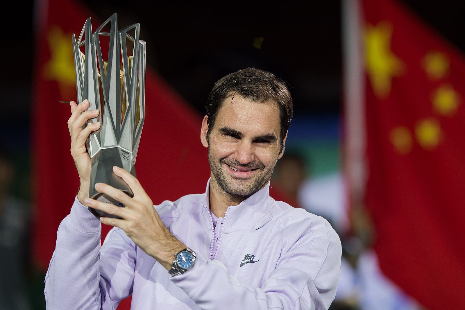 Es el segundo título conquistado por Federer en Shanghái.