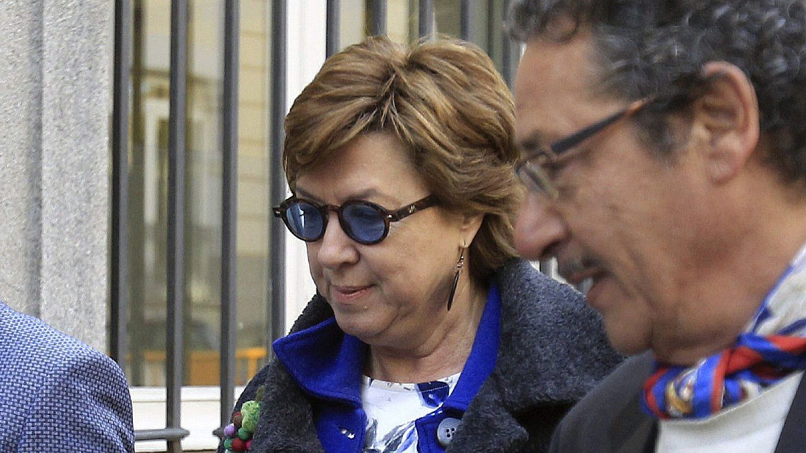 La exalcaldesa de Cartagena, Pilar Barreiro, senadora del PP llega al Supremo