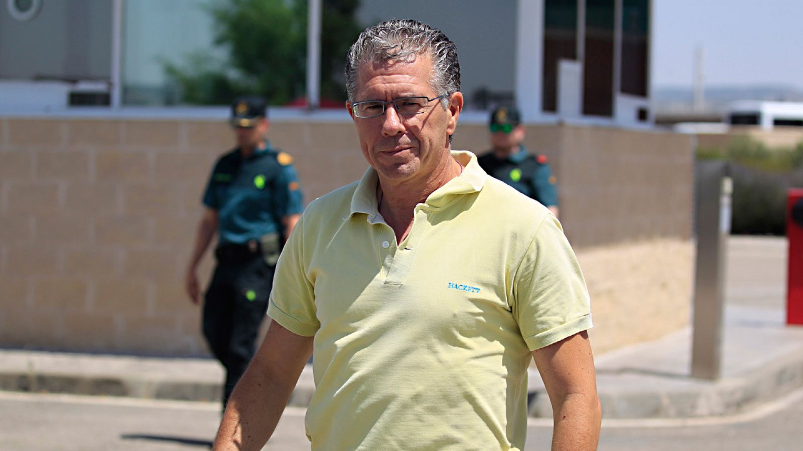 El ex secretario general del PP en Madrid Francisco Granados, a su salida de la cárcel