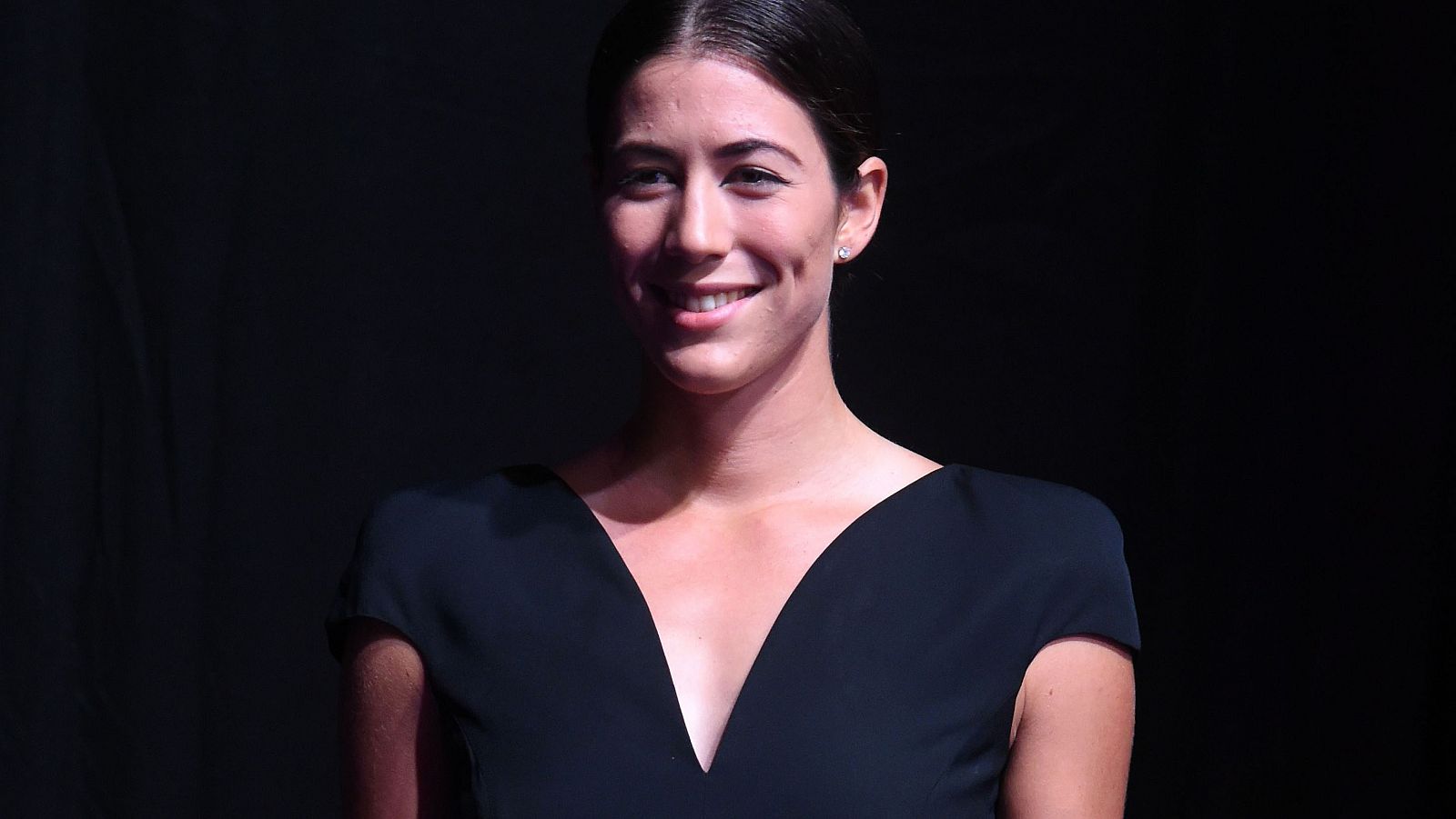 Garbiñe Muguruza, en la presentación de las Finales de la WTA en Singapur.