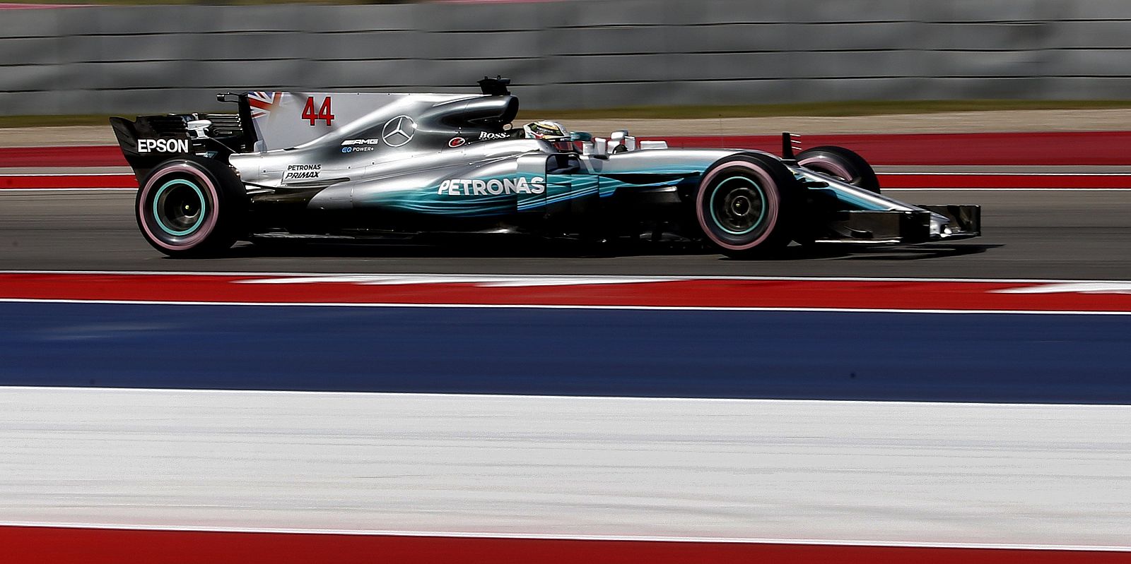 El británico Lewis Hamilton, durante la clasificación en Austin.