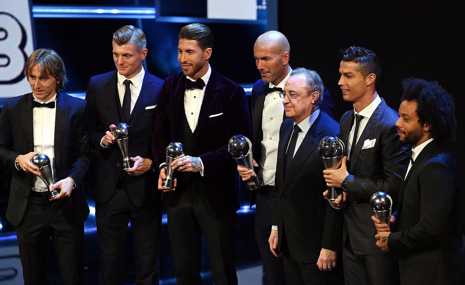 El Madrid en la gala 'The Best'